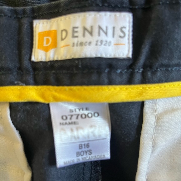 Dennis School Uniform Boys Size B16 Navy Blue
Style 077000 (Bundle of 2 Pants) - Picture 6 of 6